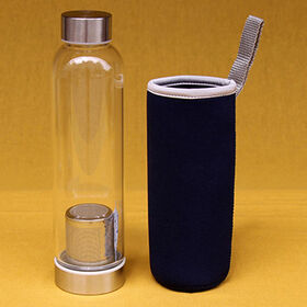 Double Wall Clear Glass Thermos Flask 260ml FGH-2185