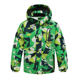 Chaqueta de invierno con capucha reflectante para niños, abrigo exterior con forro polar de diseño de seguridad para niños, logo personalizado