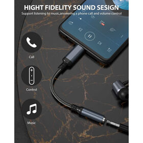 La foudre vers 3.5mm jack mâle voiture câble adaptateur audio auxiliaire de  la musique pour iPhone 7 7plus - Chine La foudre pour câble audio 3, 5 mm