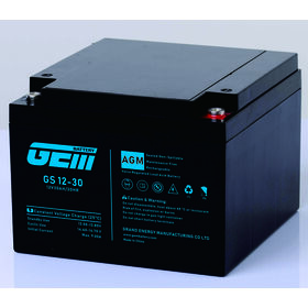 Batería GEM 12V 30Ah de ciclo profundo, batería de plomo-ácido sellada para luz de emergencia/UPS/energía solar