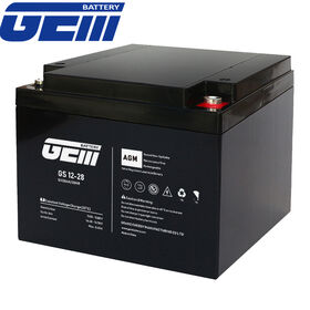 GEM OEM 12V28AH SLA Free Maintenance Rechargeable AGM Battery for Emergency Light/UPS/EPS 6FM28/SWE12280