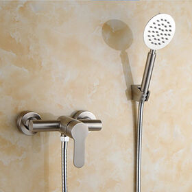 Raccords de tuyaux de douche, support de douche, tuyau d'eau pour bain,  pommeau de douche en acier inoxydable, accessoires de haute qualité -  AliExpress