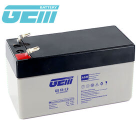 12V 1.2AH VRLA Batterie mit verbessertem AGM-Separator für Notbeleuchtung und medizinische Geräte