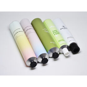 Fournisseur de Tubes Souples Vides en Aluminium pour Cosmétiques, Tubes en Aluminium pour Crème pour les Mains avec Bouchon à Rabat