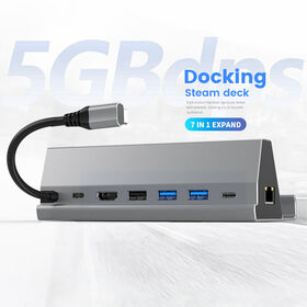 Accessories for Steam Deck Dock Station RJ45 Ethernet 60Hz Gamer