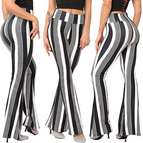 Pantalon Large Femme En Lin - Taille Haute, Yoga Évasé, Confortable Pour Entraînement Et Décontracté - 6