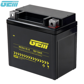 Bateria GEM 12V 5Ah/7Ah/9Ah/12Ah SMF Start Stop Selada Chumbo-Ácido Ativada para Motocicleta YTX5AH