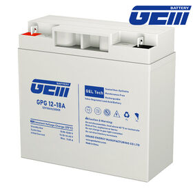 GEM 12V 18AH Batería VRLA/SLA/SMF/Ciclo Profundo/AGM/Recargable para Telecomunicaciones/Sistema Solar, Batería de Gel Tubular OEM de Fábrica