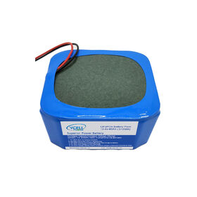 VCELL/OEM Batería Recargable LiFePo4 de 12.8V 40AH con PCM para luz solar, vehículo eléctrico, robot