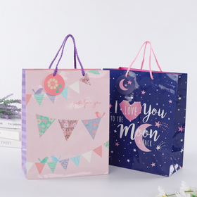 OEM Papiertüte, luxuriöse Papier-Einkaufstasche, Papier-Geschenktüte, Papierverpackung für Kleidungsstücke, umweltfreundliche Weihnachts-Papiertüte