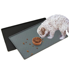 Pet Feeding Mat Dog Cat Food Bowl Mat Absorbent Non-Slip Dog Water Bowl mat  Dog Food Feeding Pad Puppy Feeder Tray Water Cushion - AliExpress