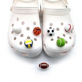 Wholesale Wholesale NFL Houston Croc Charms PVC Shoe Charm American  Football Team Shoes Decoration Charms Shoe From m.