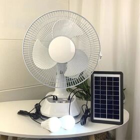 12inch Ventilateur de bureau à énergie solaire énergie rechargeable en  plastique du ventilateur de table avec panneau solaire - Chine Ventilateur  solaire, énergie solaire