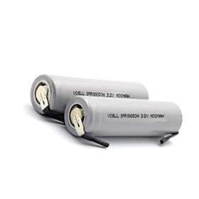بطارية VCELL/OEM IFR18650H 1100mAh 3.2V LiFePO4 للمركبات الكهربائية، مصباح شمسي، UPS، تخزين الطاقة خارج الشبكة