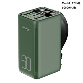 Konfulon Batterie Externe Portable 60000mAh USB 30W Max avec Écran LCD pour Activités Extérieures - Meilleure Vente!