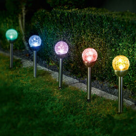 Boule lumineuse solaire jardin plug-in lumières solaire LED