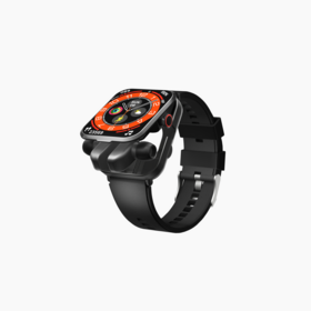 Smartwatch Earbud TWS dengan Headset Earphone, IP7 Tahan Air, Smart Watch Earphone Nirkabel 2 in 1