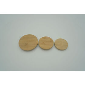 Precio de Fábrica Tapas de Bambú y Madera Harderson para Tarros de Velas