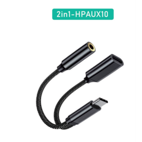 CÂBLE AUX AUDIO Adaptateur 3.5mm Jack Male Plug USB 2.0 femelle