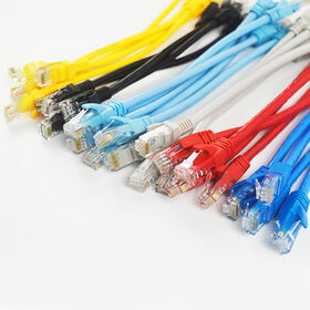 Cordon de raccordement Cat 6 UTP CAT6 de 0,3 à 50 m pour routeur Internet Ethernet Réseau Modem Fournisseur de câble