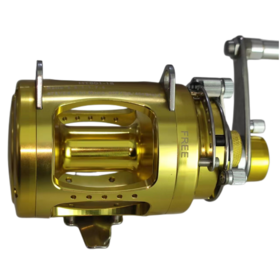 Cheap Fishing Reel Silver Gold Color Ht801-18w 2 Speed Bait Runner