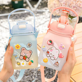 Cute Cartoon Tumbler: Add Some Fun to Your Hydration with this Kawaii Water  Bottle!