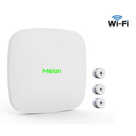 MEIAN RTSP Alarm System Host 4G/Wi-Fi/TCP/IP Multi-connection Central Panel home use NVR MA-IV full kit: door sensor PIR remote