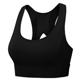 Sujetador deportivo de talla grande con malla calada, alta sujeción y a prueba de golpes para yoga, running y fitness para mujer