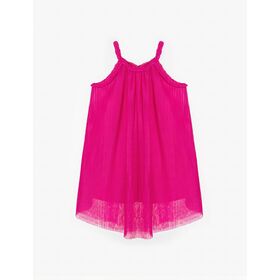 Ärmellose Mädchenkleider, Babyprodukt, Boutique Rosa Flauschiger Mädchen Tutu Tüllrock