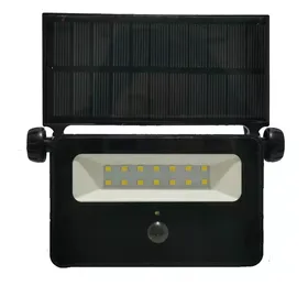 Lampes Solaires Extérieures 850lm 14LED avec Détecteur de Mouvement, Applique Murale Solaire IP65 Étanche, Projecteurs Muraux Réglables