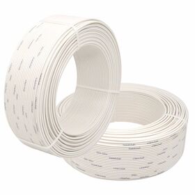 Câble d'alimentation parallèle double 2 broches flexible blanc OEM ODM 24/22/20/18/16/14/12AWG Fil de haut-parleur pour audio de voiture LED