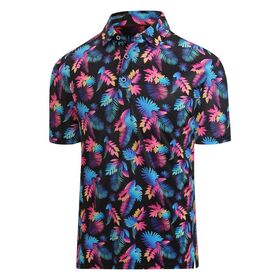 Custom Cotton Men's Polo Shirt Hit Color Blank Short Sleeve Shirt