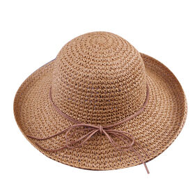 Panama Hats Men and Women Summer Sunshade Beach Broad Brim Sunhat Wholesale  - China Straw Hat and Paper Hats price