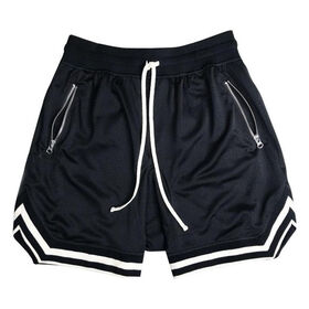 High Performance Mesh Embroidery Custom Basketball Shorts Plain