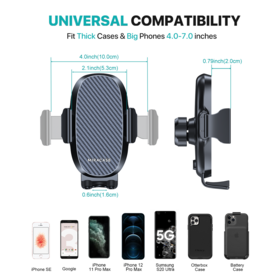 Buy Wholesale China Miracase Mobile Phone Holder For Car With Steel Hook  Strong Suction Cup Car Phone Mount Compatible With Iphone All Mobile Phones  & Car Phone Holder at USD 6.1