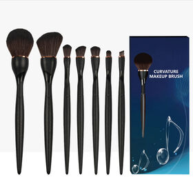 Neues tragbares 7-teiliges Make-up Pinselset mit Eigenmarke, vegan, für Foundation, Puder, Lidschatten – Beauty-Werkzeuge im Großhandel