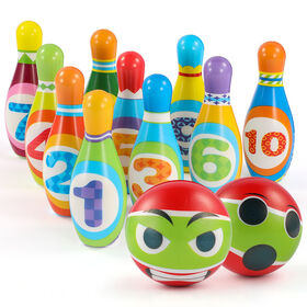 What Kids Want Miraculous Ladybug Bowling Set - Superheroes Bowling Set for  Kids, Fun Indoor and Outdoor Bowling Game for Kids, for Birthday Parties