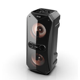 Private Party Speaker Factory 60W Double 6.5" party speaker with heavy bass for Music HD-BP75 Bluetooth speaker with flaming light