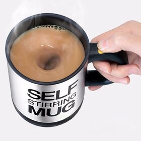 1pcs Creative Automatic Self Stirring Magnetic Mug Stainless Steel Coffee  Milk Mixing Cup Blender Lazy Smart