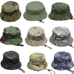 Men Outdoor Sports Sun Bucket Cap Tactical Cap Boonie Hat Fishing