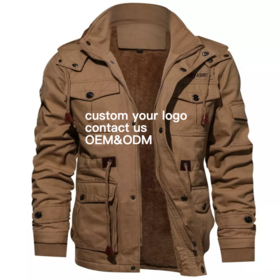 Chaqueta de Invierno para Hombre de Diseño Personalizado de Alta Calidad, Chaquetas de Forro Polar Cálidas y Gruesas, Parka de Talla Grande para Exteriores