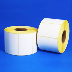 Vente en usine imprimante thermique à rouleaux d'étiquettes 4 x 6 pouces  Papier autocollant - Chine Papier thermique, papier imprimante thermique
