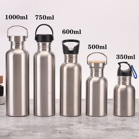 Buy Wholesale China Simple Modern Insulated Water Bottle With Straw Lid  Resuable Wide Mouth Stainless Steel Flask & Water Bottle at USD 10.4