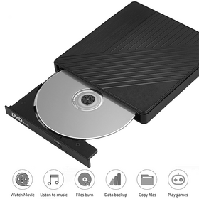 Blu-ray externe USB3.0 Graveur DVD Lecteur de CD pour ordinateur