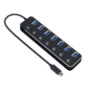 Adaptador de Viaje Universal, multicontacto con 3 Puertos USB, + 1 Tipo C +  Enchufe para