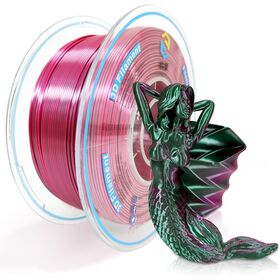 AMOLEN PLA 3D Printer Filament PLA Filament 1.75mm Silk Shiny Filament A4