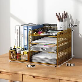 Paper Desktop Storage Box Multi-Compartment Storage Box Thickened