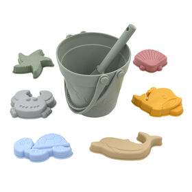 3pcs Foldable Bucket Foldable Pail Bucket Sand Buckets Silicone Collapsible  Bucket For Kids Beach P