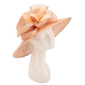 Wholesale Polynesian Church Hat Brim Women Fancy Sinamay Derby Slash Top  Polyester Silk Church Hats From m.