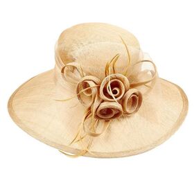 Wholesale Polynesian Church Hat Brim Women Fancy Sinamay Derby Slash Top  Polyester Silk Church Hats From m.